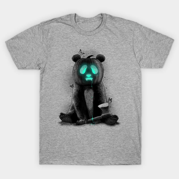 PANDALOWEEN T-Shirt by ADAMLAWLESS